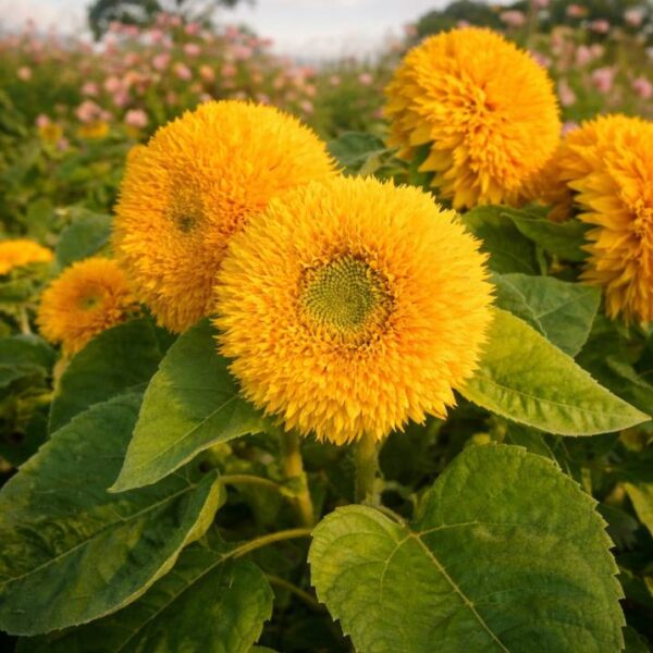 Sunflower teady bear