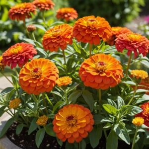 Orange Zinnia Seeds