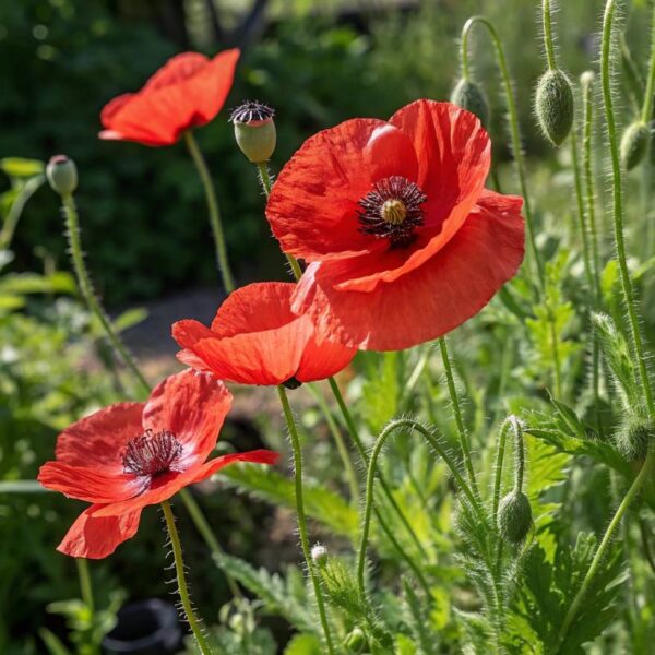 Poppy Red Flower